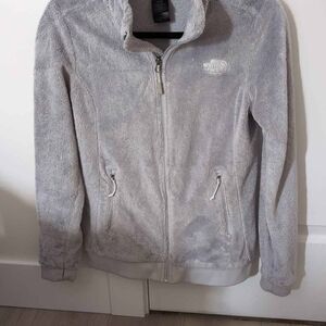 The North Face Women's Light Gray Teddy Jacket